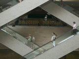 Escalators in the Shanghai Museum, Shanghai, China Photographic Print by Brent Winebrenner