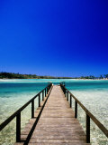 Jetty on Efate, Efate Island, Shefa, Vanuatu Photographie par Peter Hendrie