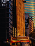 Bus on City Street, Santiago, Santiago, Chile Photographic Print by Richard I'Anson