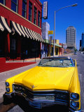 Classic Open-Topped Car Parked on West 6Th Street, Austin, Texas Photographie par Richard Cummins