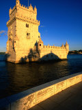 Belem Tower on Tejo River, Lisbon, Portugal Photographic Print by Alain Evrard