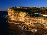 Golden Hue on the Rugged Sea Cliffs at The Gap, Sydney, New South Wales, Australia Fotografisk trykk av Ross Barnett Golden Hue on the Rugged Sea Cliffs at The Gap, Sydney, New South Wales, Australia Fotografisk trykk av Ross Barnett