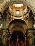 Main Nave of Metropolitan Cathedral, Montevideo, Uruguay Photographic Print by Krzysztof Dydynski