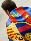 Fc Barcelona Foolball Fan at the Camp Nou Stadium, Barcelona, Catalonia, Spain Photographic Print by Krzysztof Dydynski