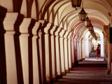 Arcades in Rynek Wielki, Zamosc, Lubelskie, Poland Photographic Print by Witold Skrypczak