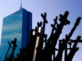 Monument to Victims of Soviet Aggression of 1939, Warsaw, Poland Photographic Print by Krzysztof Dydynski