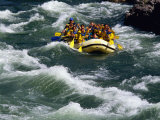White-Water Rafting in Snake River, Jackson Hole, Jackson, Wyoming Photographic Print by John Elk III
