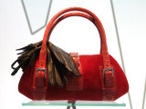 Bag with Gloves in Boutique on Calle Poetica, Centro Historico, Valencia, Spain Photographic Print by Greg Elms