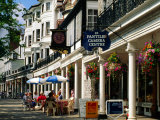 People at Outdoor Cafes, the Pantiles, Tunbridge Wells, Kent, England Photographic Print by David Tomlinson