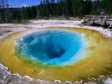 Morning Glory Pool, Yellowstone National Park Photographic Print by John Elk III
