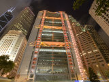 The HSBC Bank Building and Surrounding Towers in Central, Hong Kong, Hong Kong, China Photographic Print by Greg Elms