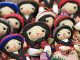 Close-Up of Bolivian Dolls for Sale, La Paz, Bolivia Photographic Print by Brent Winebrenner