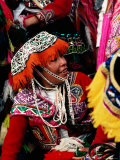 People in Traditional Clothing at Inti Raymi Festival, Cuzco, Peru Photographie par Richard I'Anson