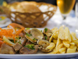 Pork and Clams, a Traditional Portuguese MealLisbon, Portugal Photographic Print by Greg Elms