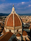 Dome of Duomo from Campanile, Florence, Tuscany, Italy Photographic Print by John Elk III