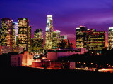 City Skyline, Los Angeles, California Photographic Print by Richard Cummins