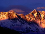 Mt. Everest and Lhotse, Sagarmatha, Nepal Photographic Print by Christer Fredriksson