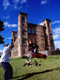 Kids Playing in Front of Rova, Queens Palace, Antananarivo, Antananarivo, Madagascar Photographic Print by Anders Blomqvist