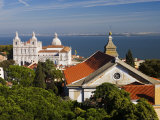 Rio Tejo with Igreja de Sao Vincente de Fora, Lisbon, Portugal Photographic Print by Greg Elms