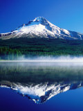 Trilium Lake with Mt. Hood in Background, Mt. Hood, Oregon Photographie par John Elk III