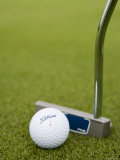 Golf Ball and Club, Crover House Hotel and Golf Course, Lough Sheelin, Ireland Photographic Print by Holger Leue