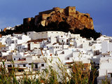 Moorish Castle Above Town on Costa Tropical, Almunecar, Andalucia, Spain Photographic Print by Witold Skrypczak