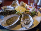 Plate Full of Oysters, Quay Cottage Seafood Restaurant, Westport, Ireland Lámina fotográfica por Holger Leue