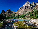 Mt. Huber on Right and Wiwaxy Peaks in Lake O'Hara Area, British Columbia, Canada Photographie par Witold Skrypczak