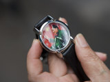 Person Holding Watch, Shibaozhai Pavilion, Yangtze River, Shibaozhai Photographic Print by Holger Leue