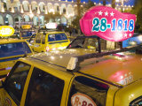 Taxi Cab Jam in Plaza de Armas, Arequipa, Peru Photographic Print by Brent Winebrenner