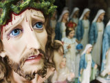 Religious Statues for Sale, Arequipa, Arequipa, Peru Photographic Print by Brent Winebrenner