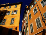 Colourful House Facades Overlooking Cours Saleya, Nice, Provence-Alpes-Cote d'Azur, France Photographie par David Tomlinson