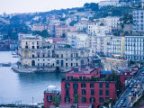Buildings along Waterfront, Posilipo, Naples, Campania, Italy Photographic Print by Greg Elms