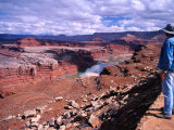 Colorado River Gooseneck, Walking Rocks Viewpoint, White Rim, Canyonlands National Park, Utah Photographic Print by Witold Skrypczak