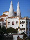 Palacio Nacional de Sintra Dominates Mountaintop Hamlet, Lisbon, Portugal Photographic Print by Greg Elms