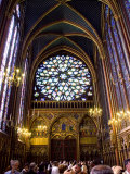 Stained Glass Windows of the Upper Chapel of Ste-Chapelle, Paris, France Photographie par Glenn Beanland