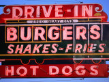 Drive-In Neon Sign, San Francisco, California Photographie par Roberto Gerometta