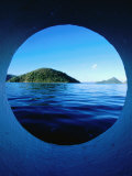 Islands Seem from Star Clipper Porthole, Tortola Photographic Print by Holger Leue