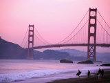 Foto del puente Golden Gate, San Francisco, California Lámina fotográfica por Mark Newman Foto del puente Golden Gate, San Francisco, California Lámina fotográfica por Mark Newman