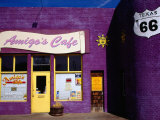 Route 66, Cafe Front 6Th Avenue, Amarillo, Texas Photographic Print by Witold Skrypczak