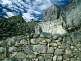 Ruins at Ancient Inca City, Machu Picchu, Cuzco, Peru Photographie par Richard I'Anson