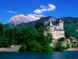 Chateauvieux in Village of Duingt on Shore of Lac d'Annecy in Savoy Region, Rhone-Alpes, France Photographic Print by Glenn Van Der Knijff