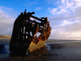 Wreck of Peter Iredale, Oregon Photographic Print by John Elk III