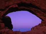 North Window at Dusk, Arches National Park Photographie par Holger Leue