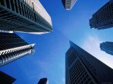 High-Rise Buildings in Business District from Below, Singapore Pósters por Alain Evrard High-Rise Buildings in Business District from Below, Singapore Pósters por Alain Evrard