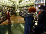 Browsing at St. Mark's Book Shop, East Village, New York City, New York Photographic Print by Dan Herrick