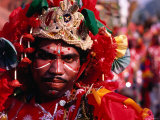 Man in Traditional Costume, Delhi, India Photographic Print by Michael Coyne