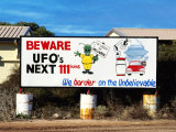 UFO Sign, Nullarbor Plain, Western Australia Photographic Print by Holger Leue
