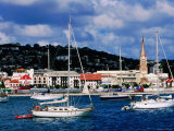 Yachts Haborside, Fort-De-France Photographic Print by Holger Leue Yachts Haborside, Fort-De-France Photographic Print by Holger Leue