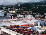 Cruise Ship Inspiration at Port, Castries Photographie par Holger Leue